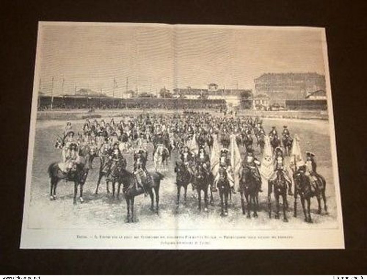 Torino Feste centenario Regg. Piemonte Reale Torneanti