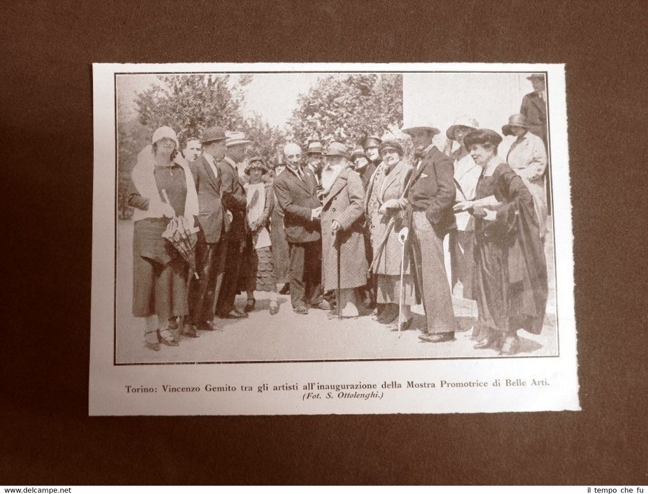Torino nel 1924 Mostra promotrice di Belle Arti Inaugura Vincenzo …