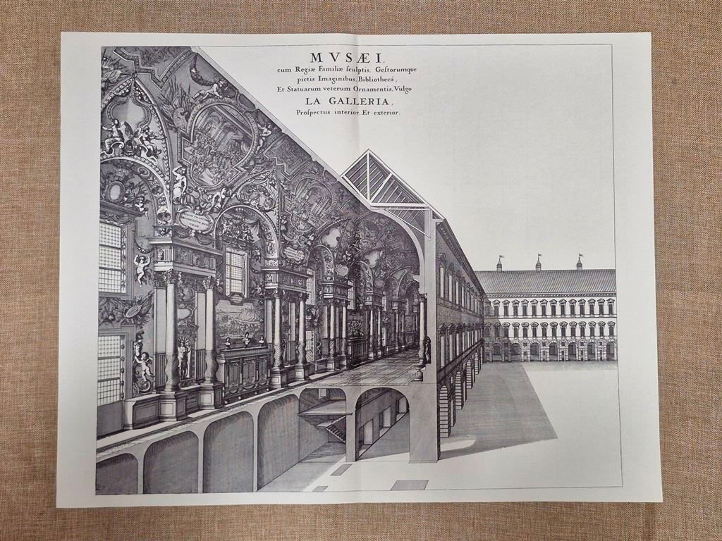 Torino Veduta della Galleria Ducale di Tommaso Borgonio per Blaeu … | Immagine principale