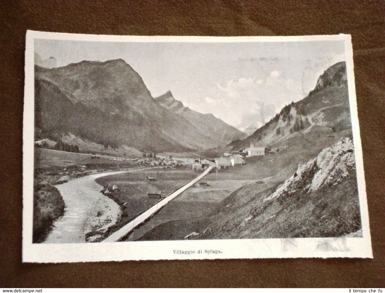 Traforo dello Spluga nel 1907 Località attraversate dalla ferrovia: Spluga