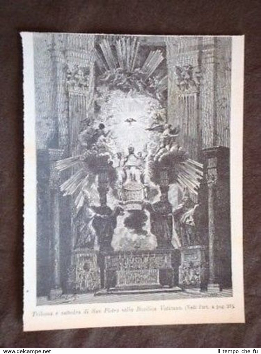 Tribuna e cattedra di San Pietro Basilica Vaticana Roma