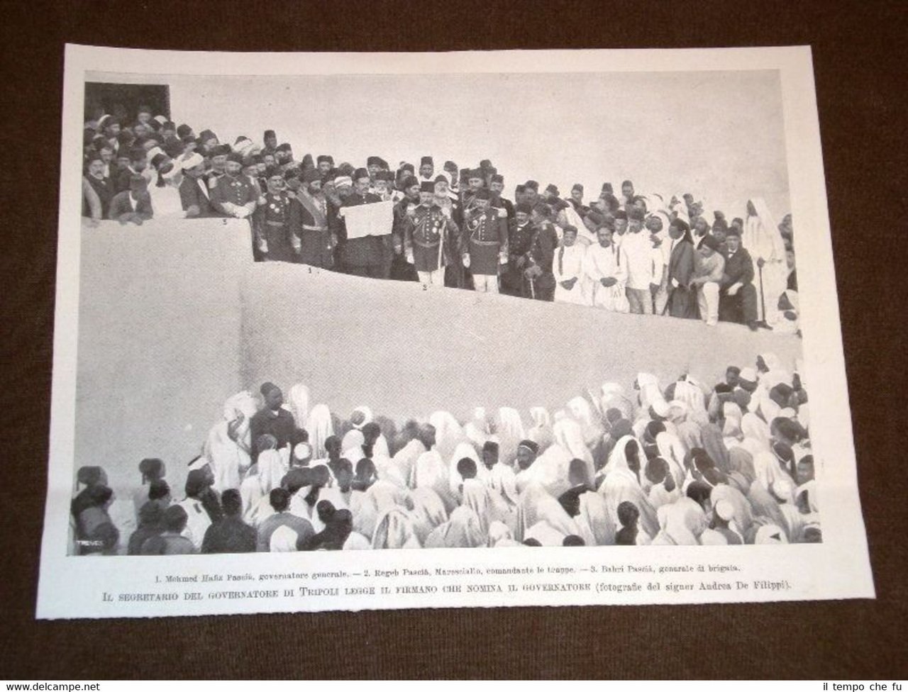 Tripoli nel 1902 Mehmed Hafiz Pascià nominato Governatore Regeb Pascià …
