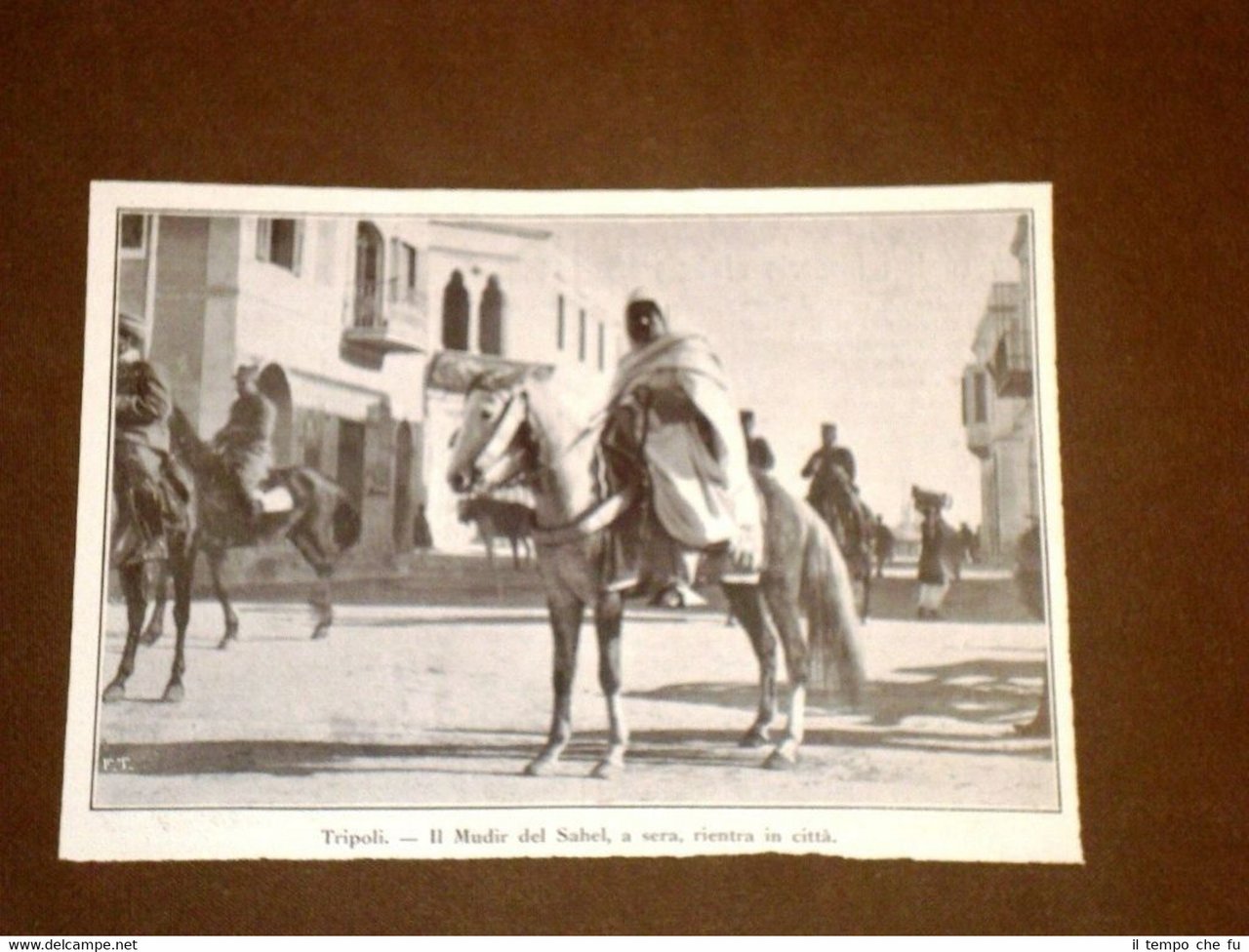 Tripoli nel 1912 Il Mudir del Sahel a sera che …