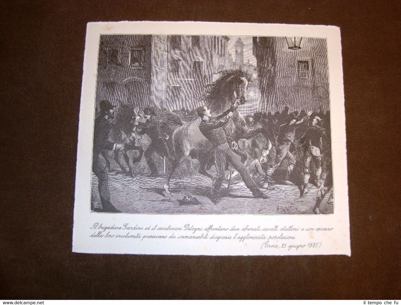 Troia e Galatina - Lecce nel 1885 Carabiniere Gardini, Detogni, …