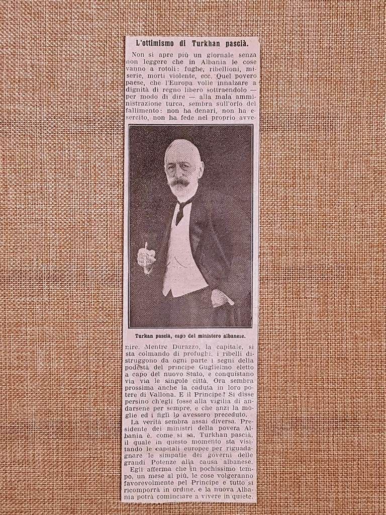 Turhan Permeti nel 1914 Primo Ministro in Albania 1846 - …