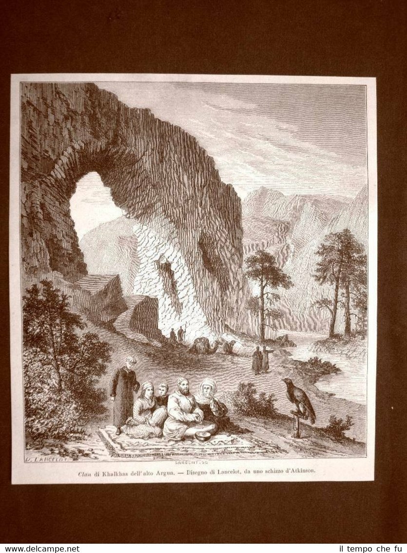 Un Clan di khalkhas nel 1863 Alto Argun Cecenia