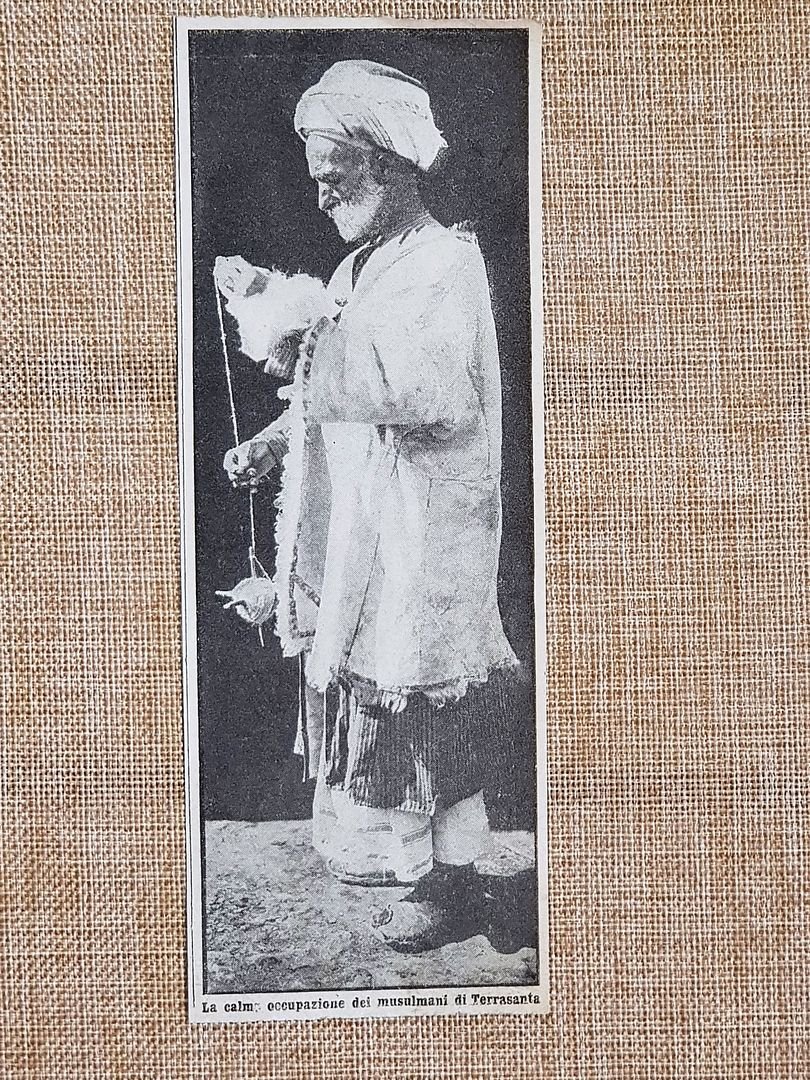 Un Musulmano in Terrasanta o Terra Santa nel 1912