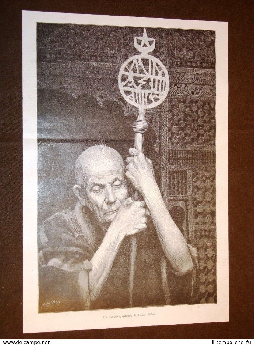 Un Santone Quadro di Fabio Fabbi