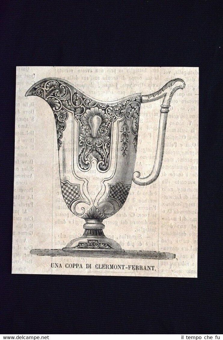 Una coppa di Clermont-Ferrant Incisione del 1869 | Immagine principale