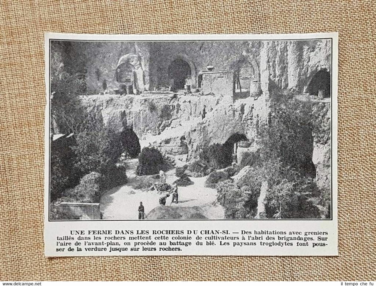 Una fattoria tra le rocce di Chan-si nel 1936 Cina | Immagine principale