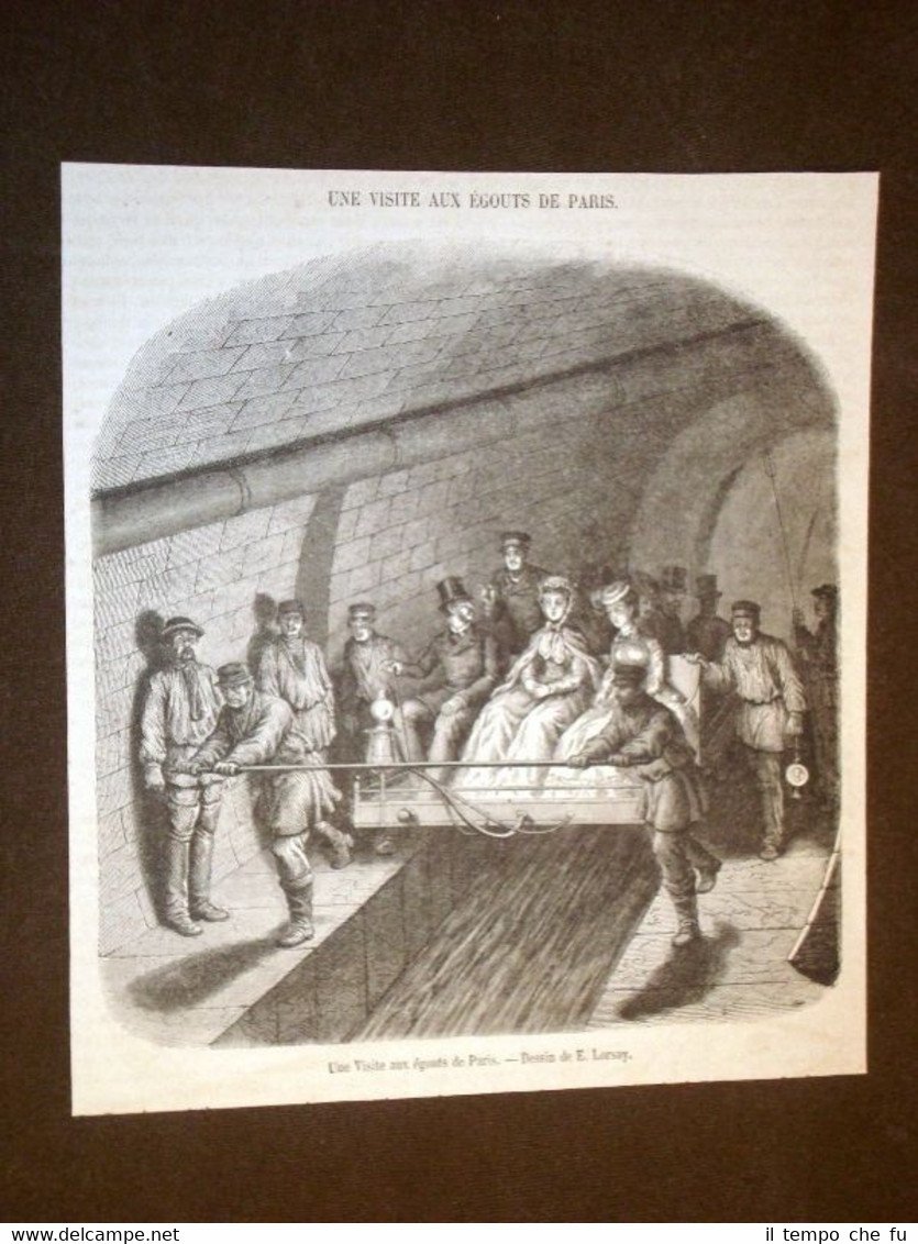 Une visite aux égouts de Paris Fognatura o fognature di …