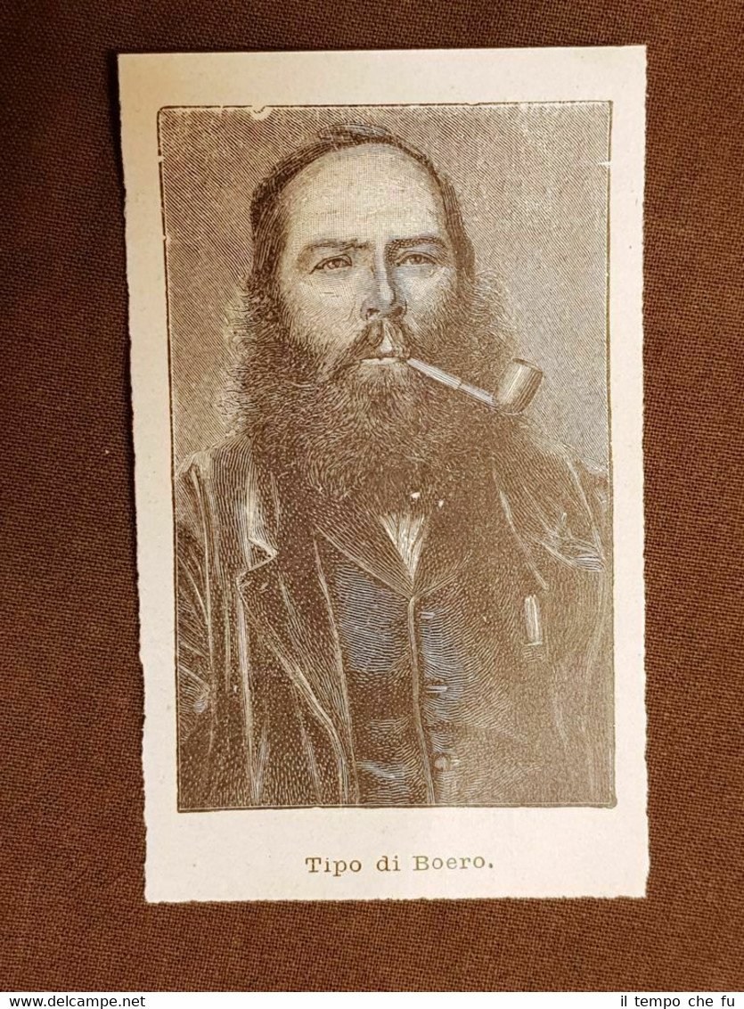 Uomo Boero nel 1896 Popolazione sudafricana di origine olandese Moda …