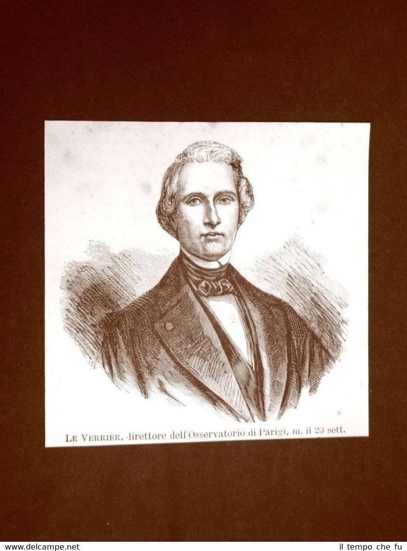 Urbain Jean Joseph Le Verrier Astronomo e matematico di Francia …