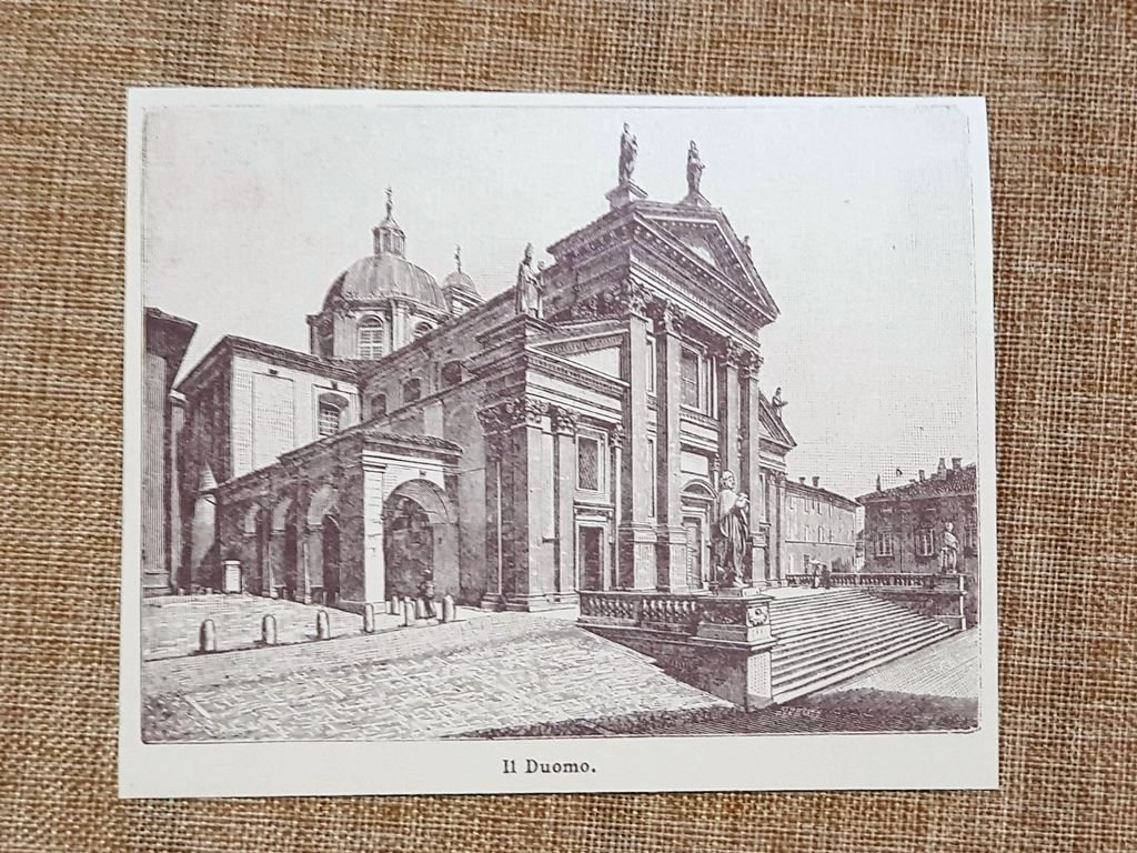 Urbino nell'800 Il Duomo Marche