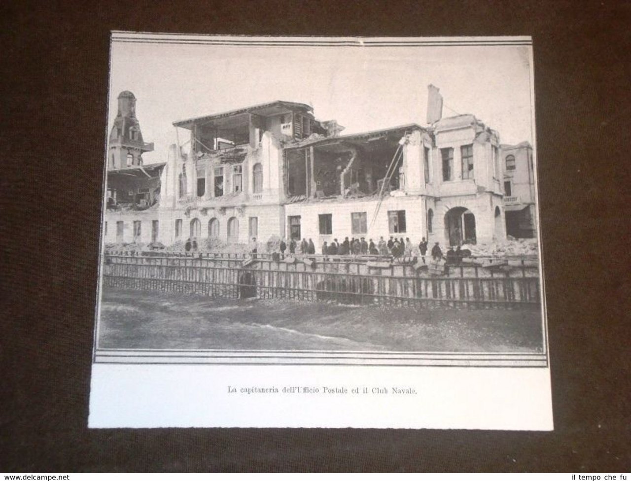 Valparadiso Terremoto del 16 Agosto 1906 Ufficio postale e Club …