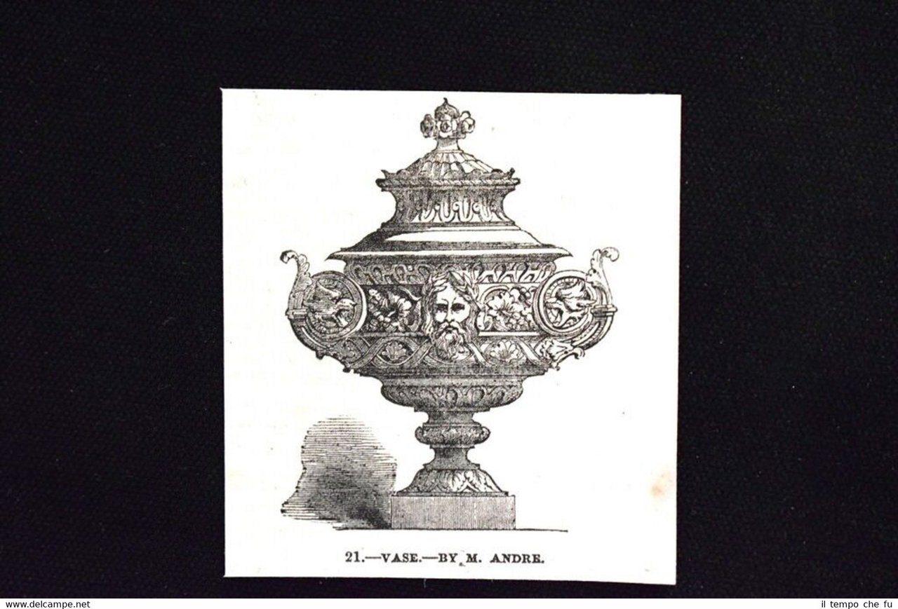 Vaso, del signor Andre Incisione del 1851