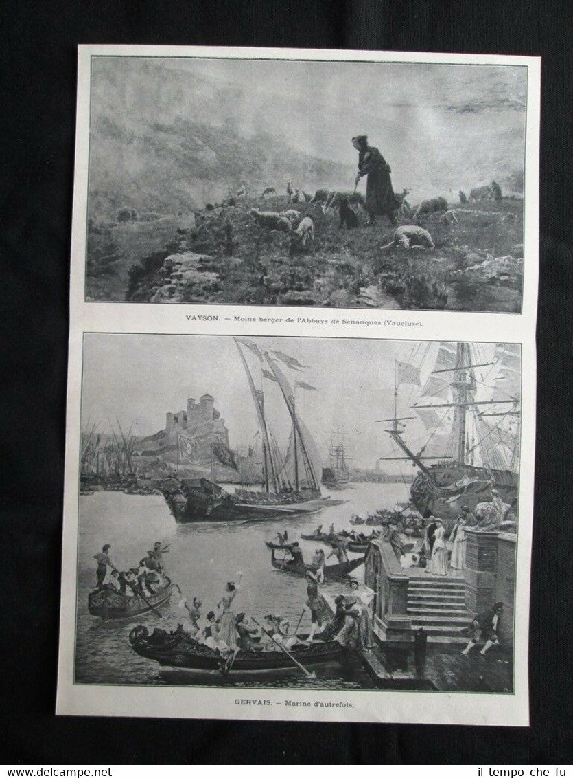 Vayson, Gervais + Rochegrosse, Clairin, Roybet, Hitchcock Stampa del 1903