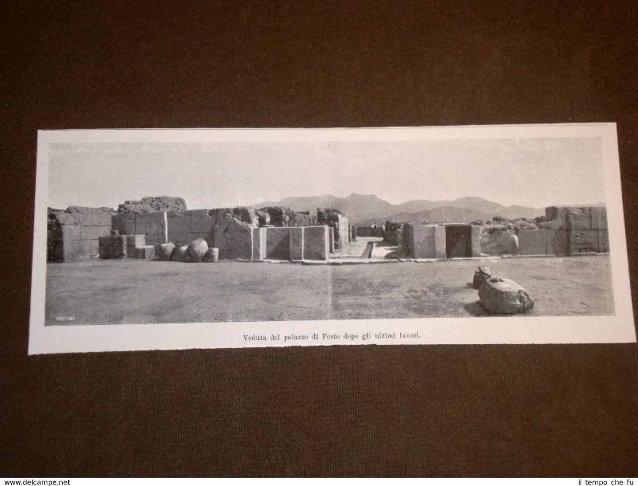Veduta del Palazzo di Festo dopo i lavori del 1902 … | Immagine principale