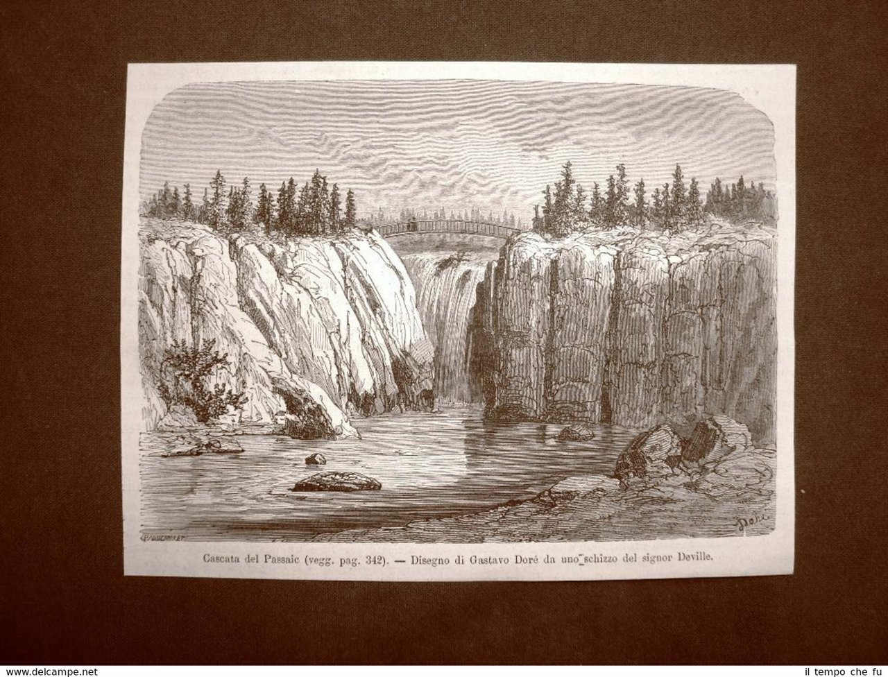 Veduta delle cascate della Contea di Passaic Passaic County del … | Immagine principale
