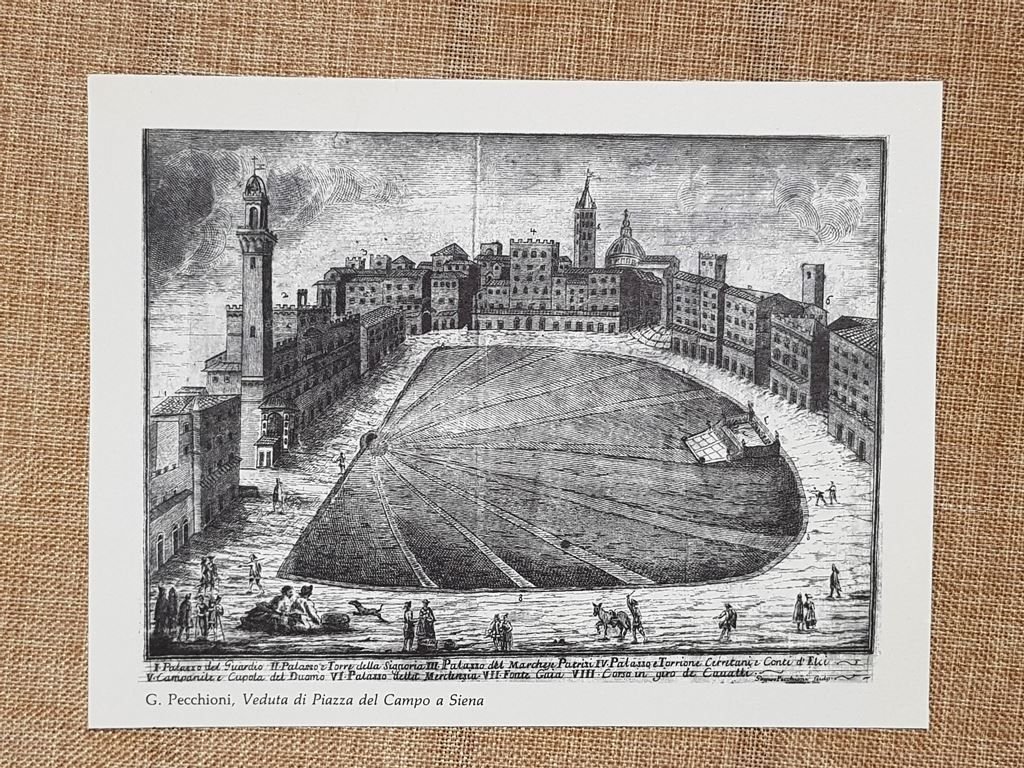 Veduta di Piazza del Campo a Siena G. Pecchioni ca. …