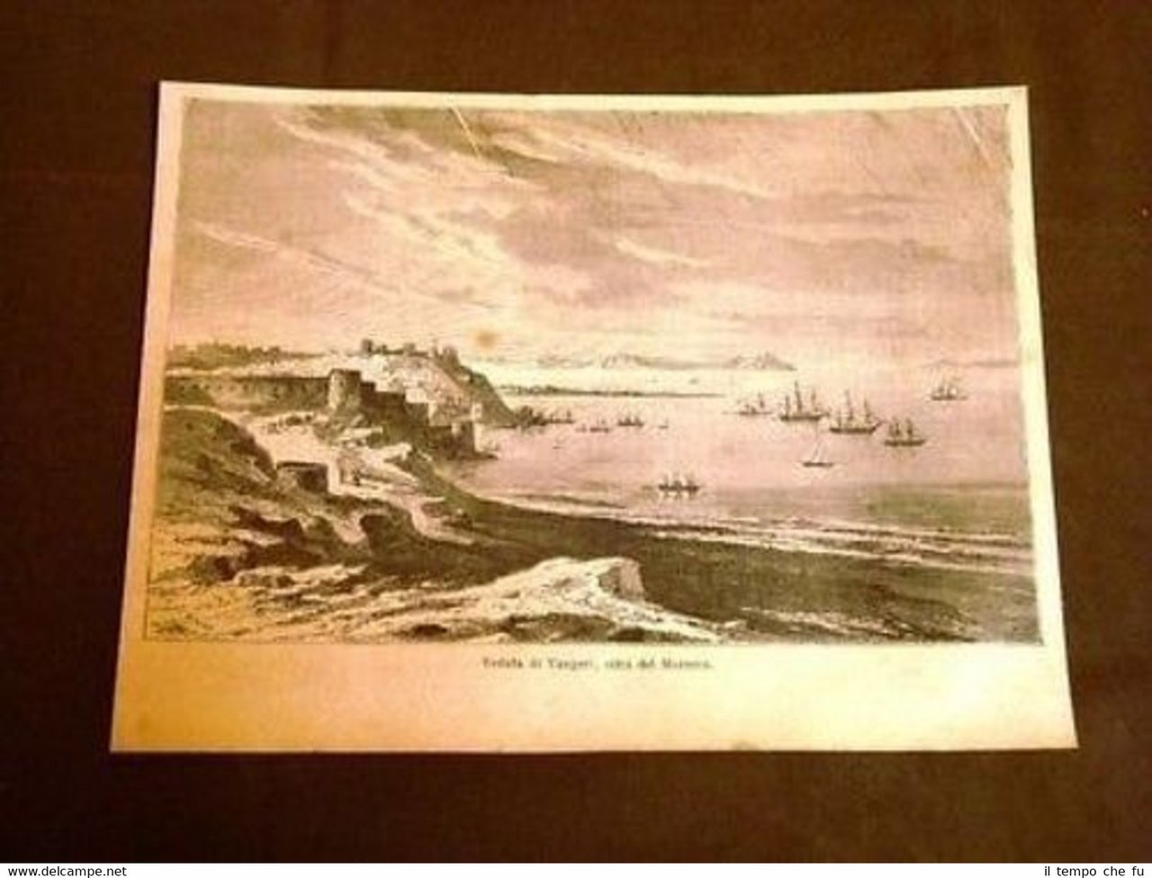 Veduta di Tangeri in Marocco
