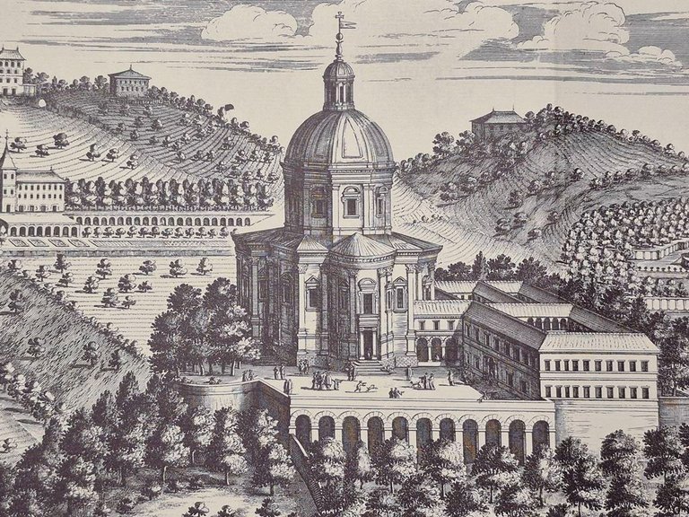 Veduta Monte dei Cappuccini di Torino Vitozzi Borgonio per Blaeu … | Immagine Gallery 2