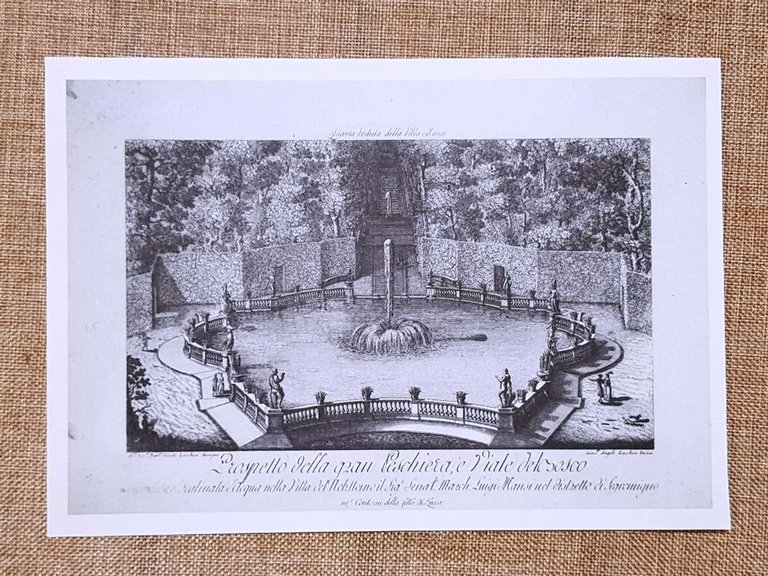 Veduta Villa Mansi Lucca Lucchese e Giardino all’italiana Angeli Giusti …