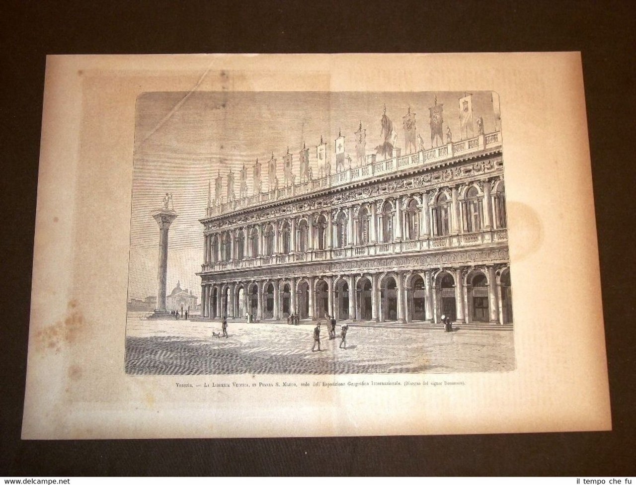 Venezia nel 1881 La Libreria Vecchia in Piazza San Marco …