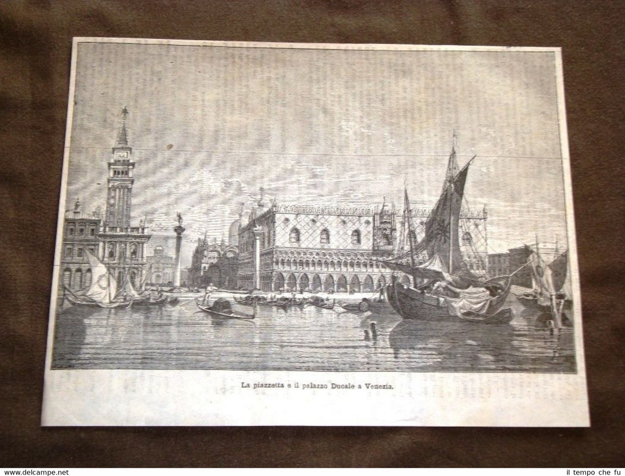 Venezia nel 1884 La Piazzetta e Palazzo Ducale