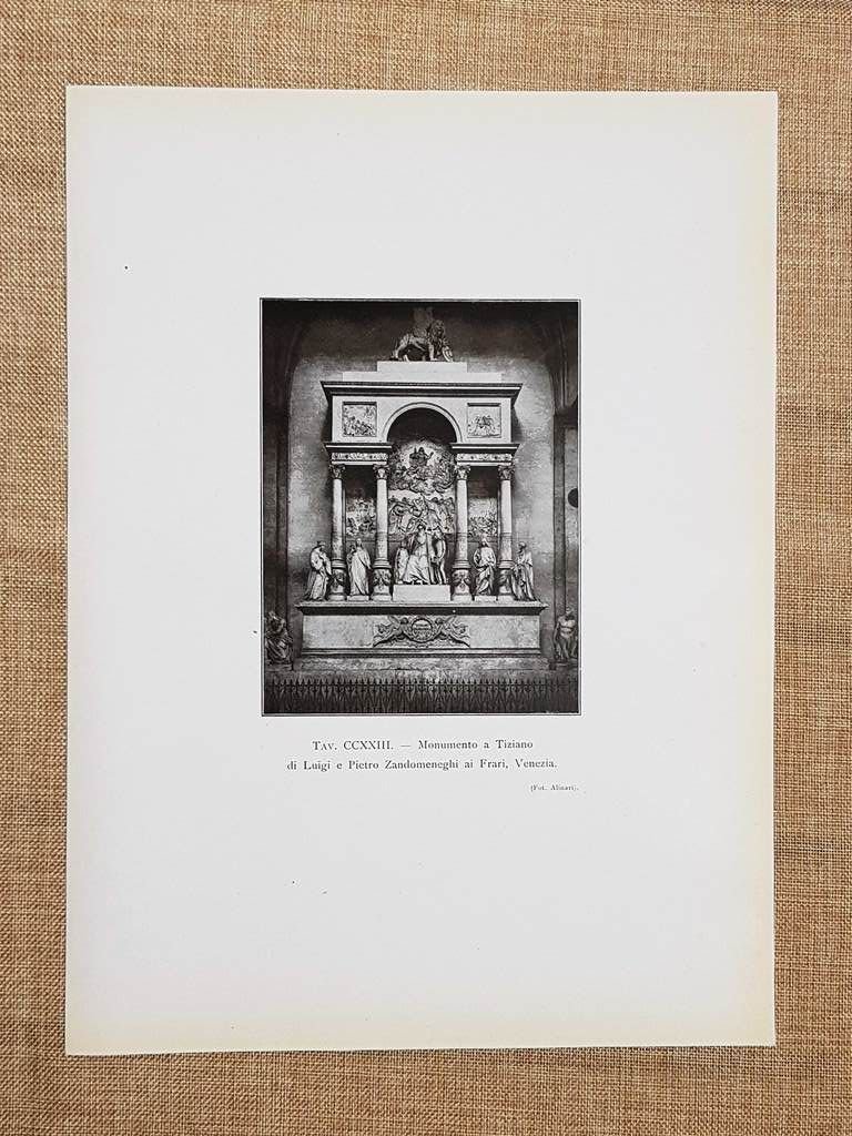Venezia nel 1917 Monumento a Tiziano di L. e P. …