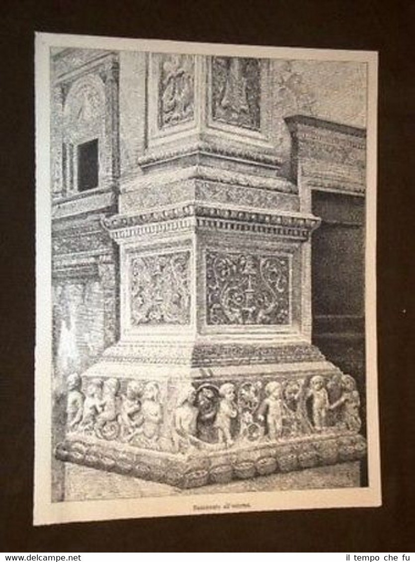 Venezia S.Maria dei Miracoli Basamento all'esterno | Immagine principale