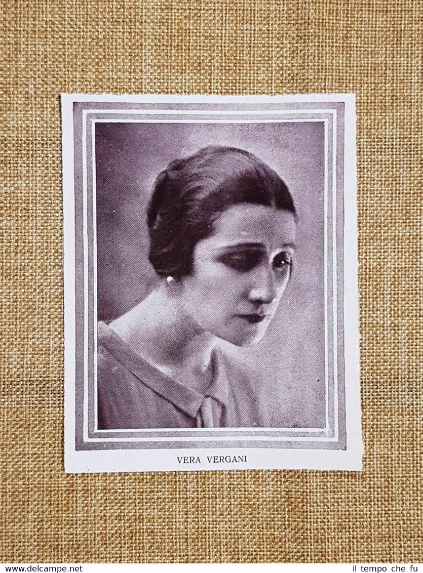 Vera Vergani nel 1928 Milano 6 febbraio 1895 – Procida … | Immagine principale