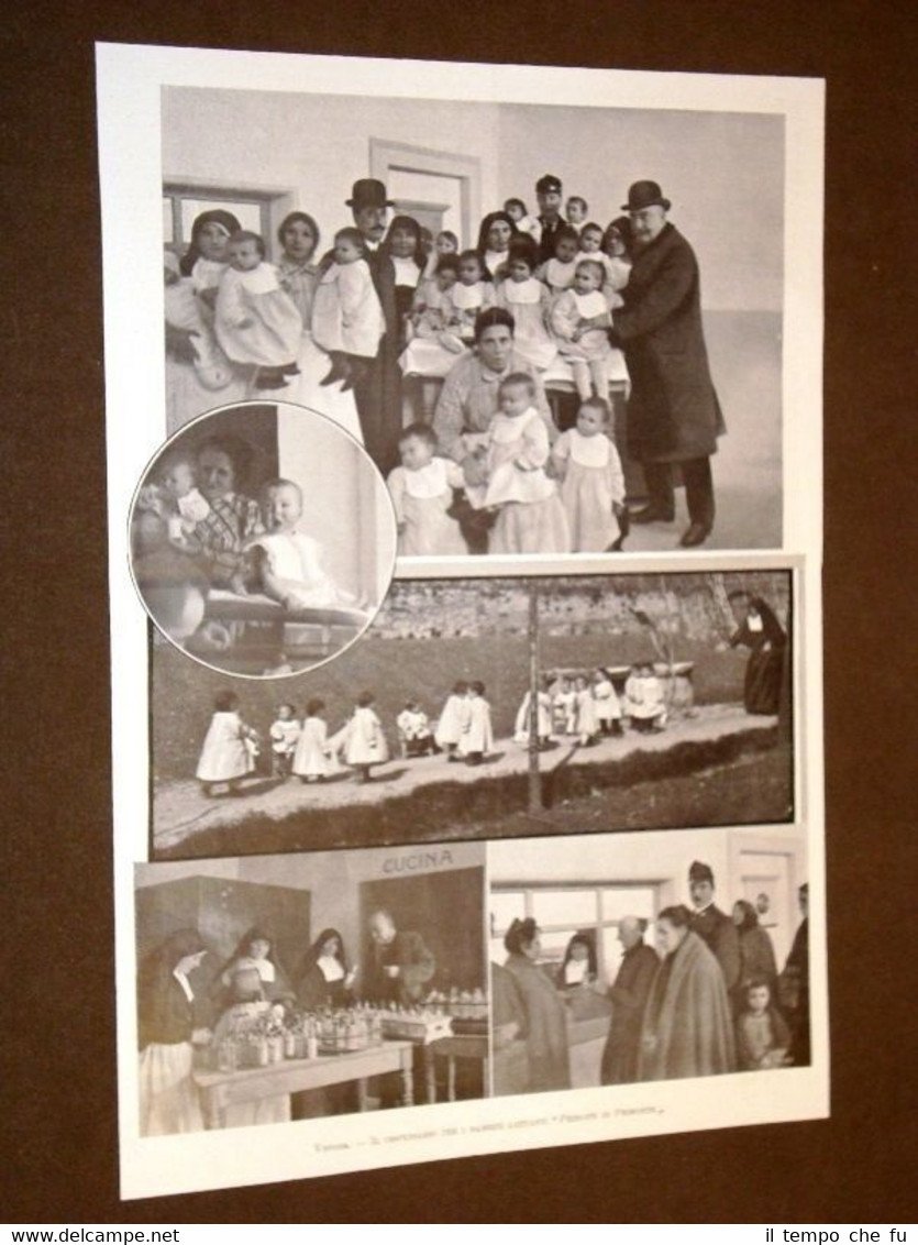 Verona nel 1906 Dispensario per i bambini lattanti Principe di …