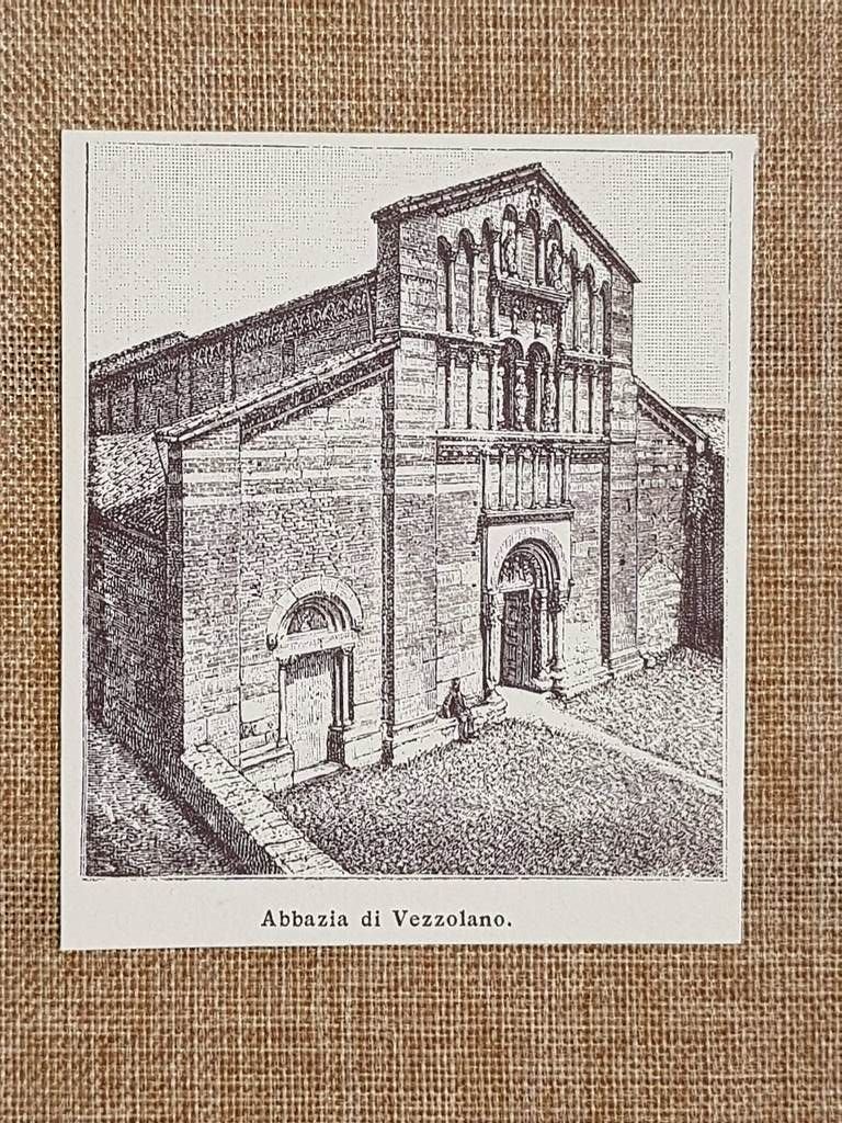 Vezzolano nell'800 L'Abbazia Piemonte
