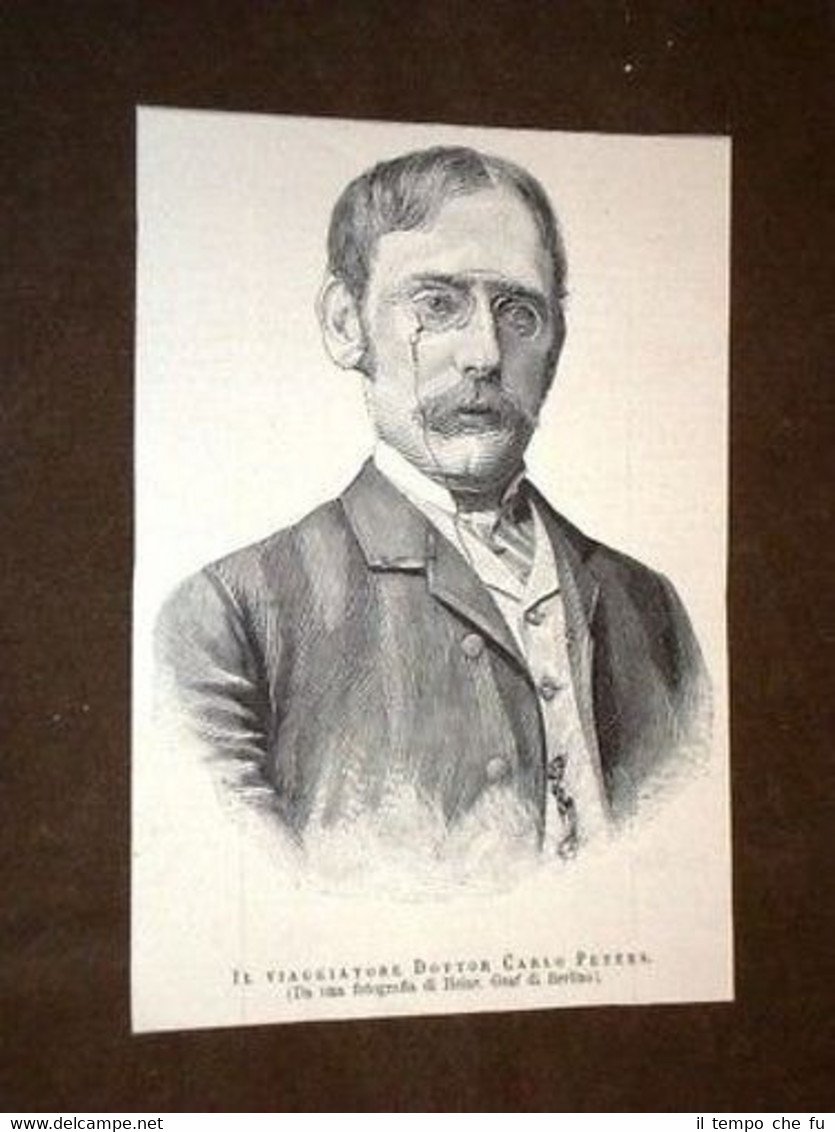Viaggiatore Dott. Carlo Peters