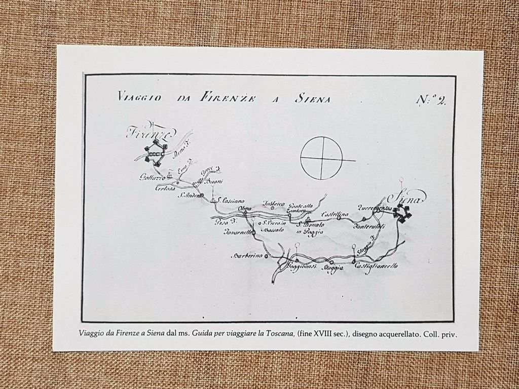 Viaggio da Firenze a Siena Disegno Guida per viaggiare la …
