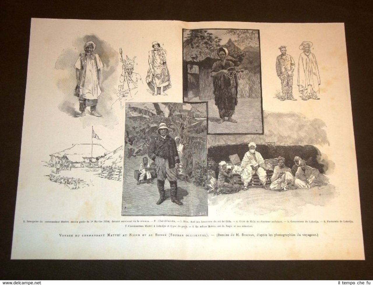 Viaggio del Comandante Mattei nel Niger e nel Benué Lokodja …