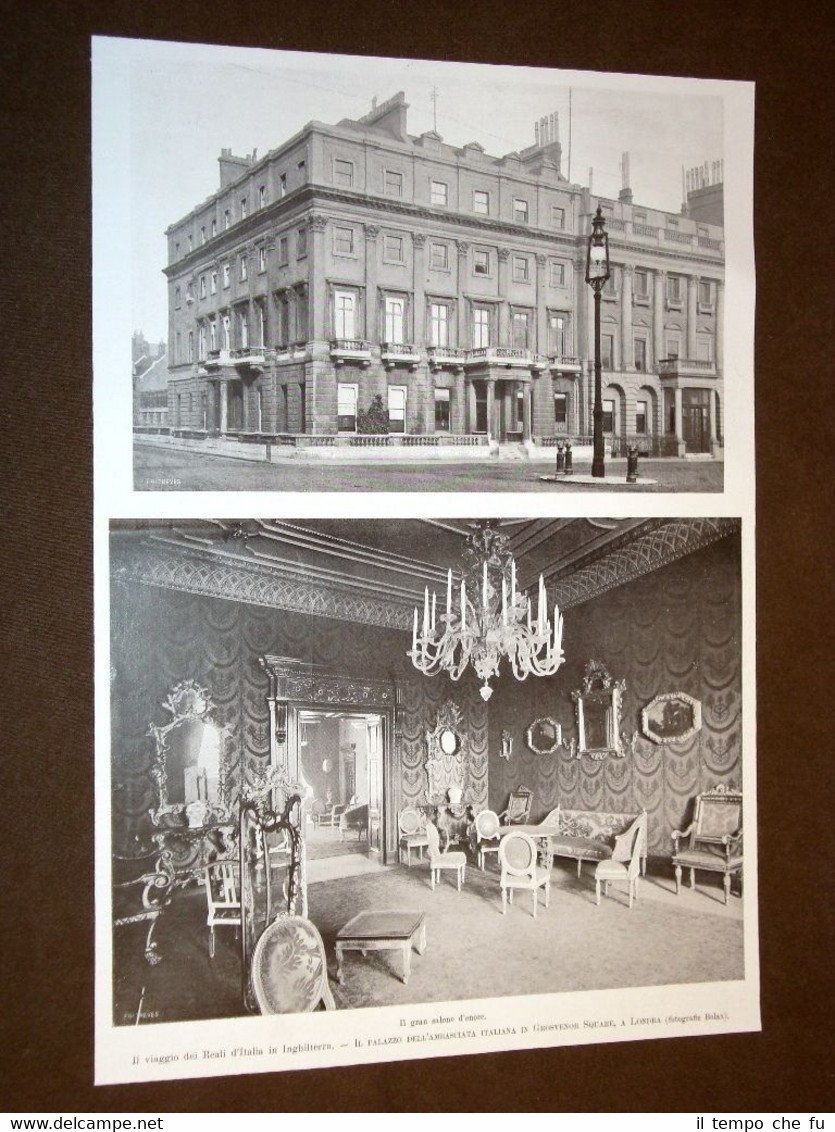 Viaggio in Inghilterra nel 1903 Vitt.Emanuele III Elena Montenegro Ambasciata