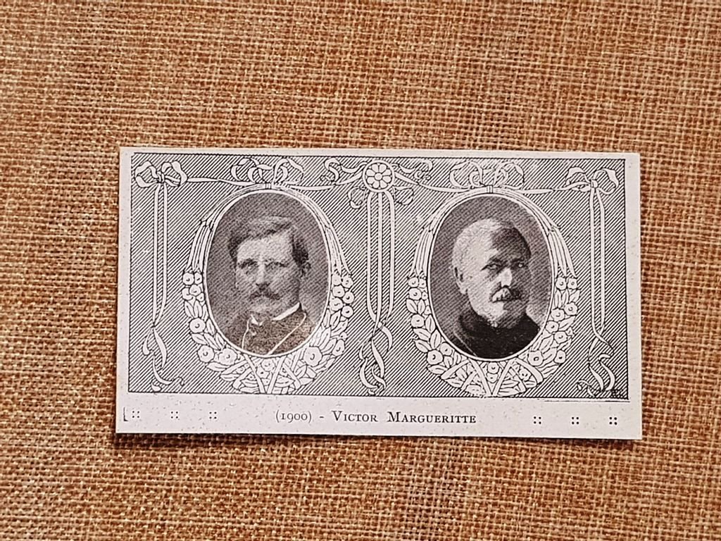 Victor Margueritte Ritratto in due età differenti Stampa del 1929