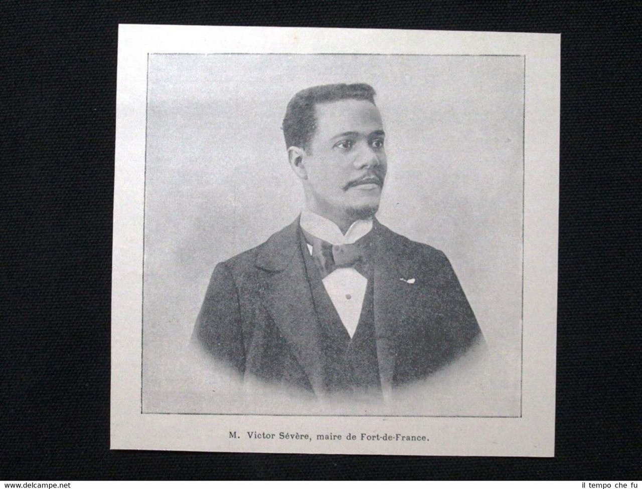 Victor Sévère, Sindaco di Fort de France Stampa del 1902 | Immagine principale