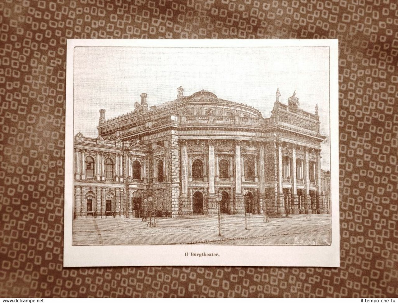 Vienna nel 1894 Il Burgtheater o K.K. Theater an der …