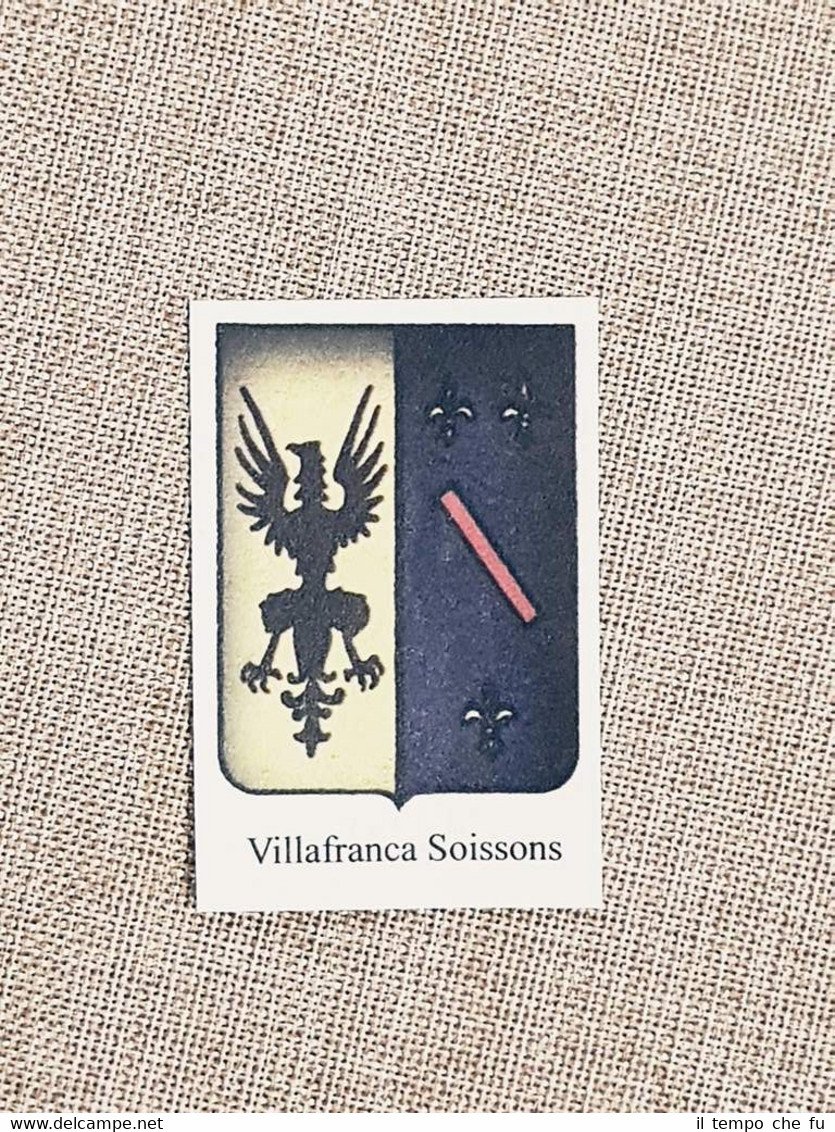 Villafranca Soissons e Vincenti Mareri Famiglia nobile Stemma Nobiltà Araldica