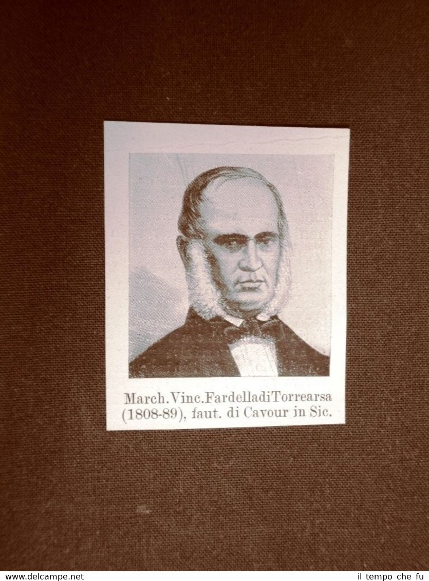 Vincenzo Fardella Marchese di Torrearsa Trapani, 16.7.1808 – Palermo, 12.1.1889