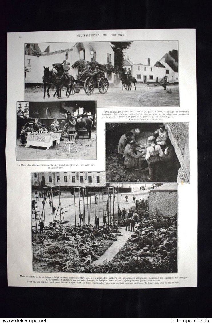 Visé Village de Mouland Bruges Carabiniers Diest Anvers WW1 Guerra … | Immagine principale