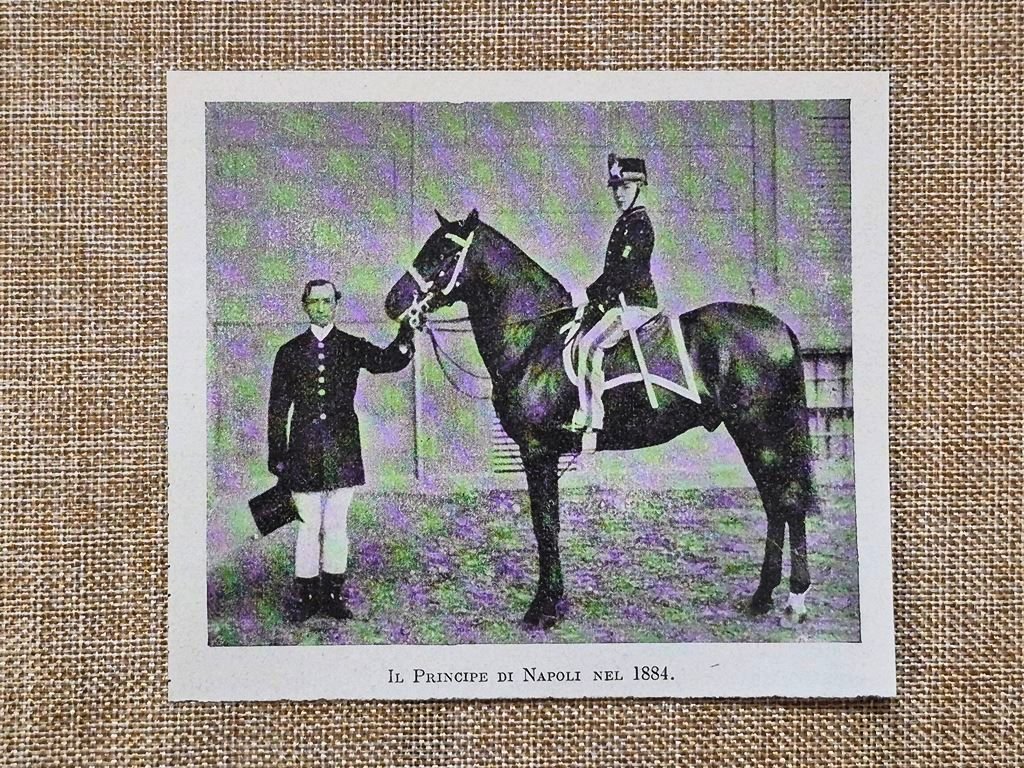 Vittorio Emanuele III di Savoia nel 1884 Re d’Italia Sovrano … | Immagine principale