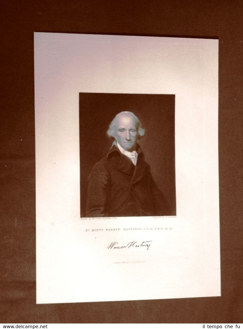 Warren Hastings Politico Churchill, 6 dicembre 1732 – Daylesford, 22 …