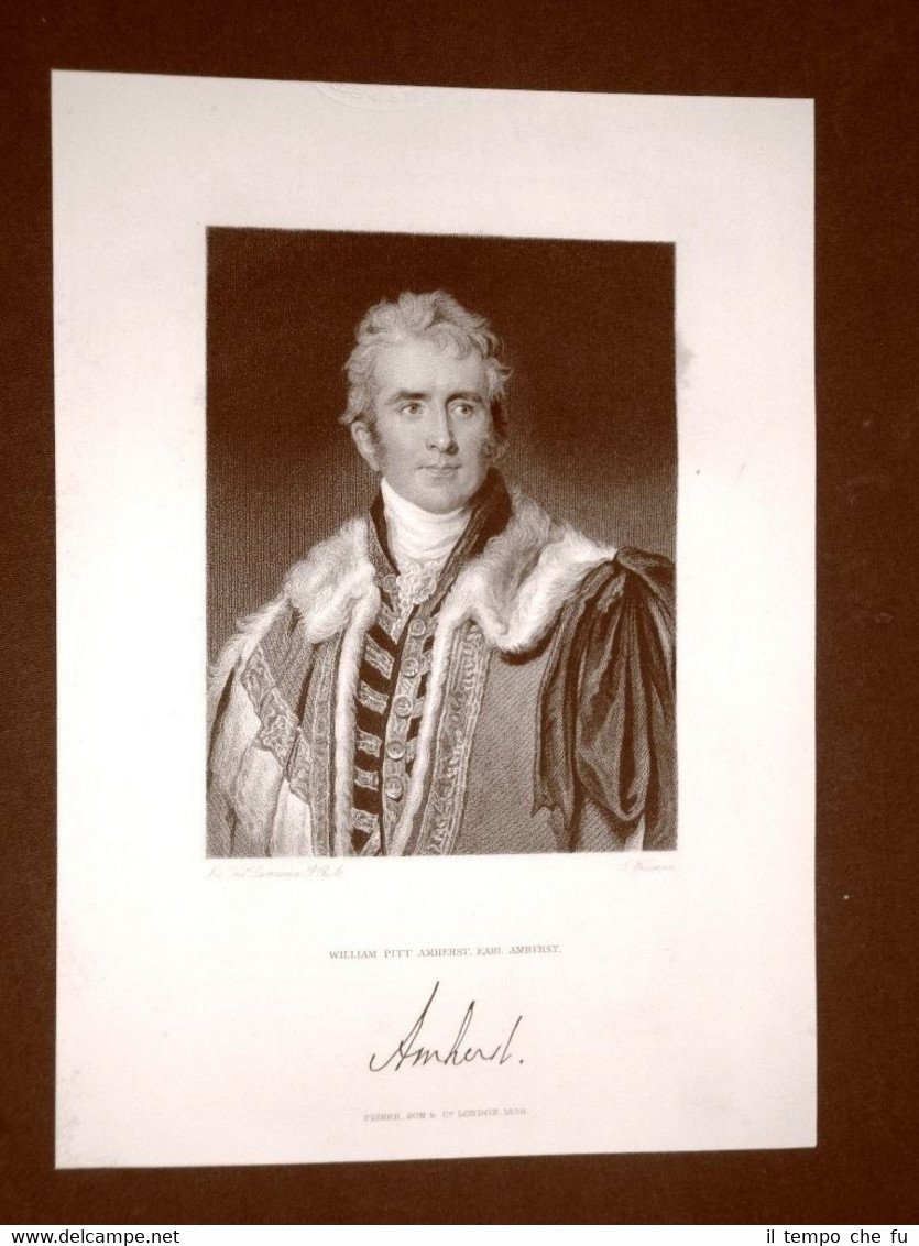 William Pitt Amherst Conte Amherst Bath, 14 gennaio 1773 – …