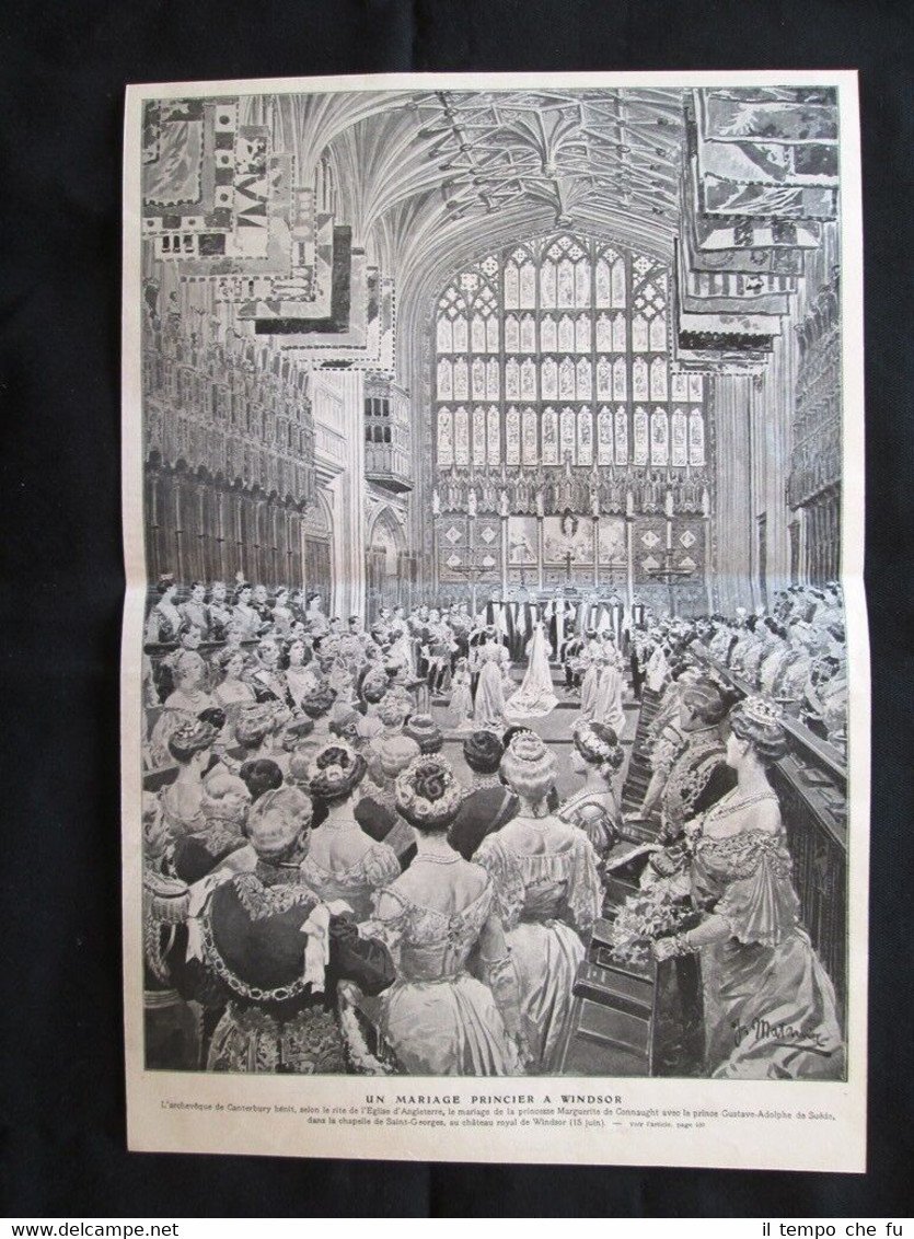 Windsor: Margherita di Connaught e Gustavo Adolfo di Suède Stampa …