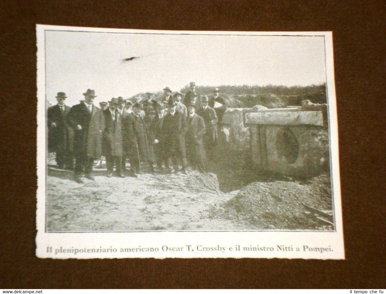 WW1 1a Guerra mondiale 1914-1918 Pompei nel 1918 Oscar Crossby …