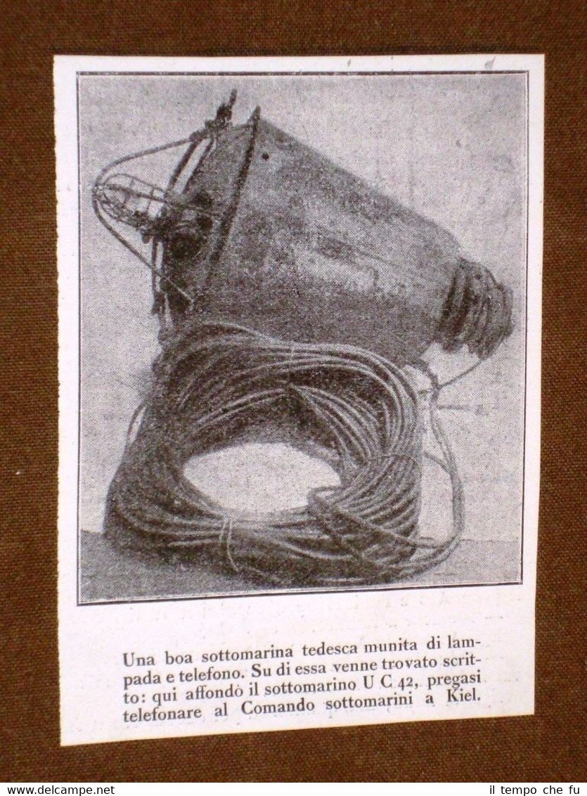 WW1 1a guerra mondiale del 1914-1918 Boa sottomarina della Germania …